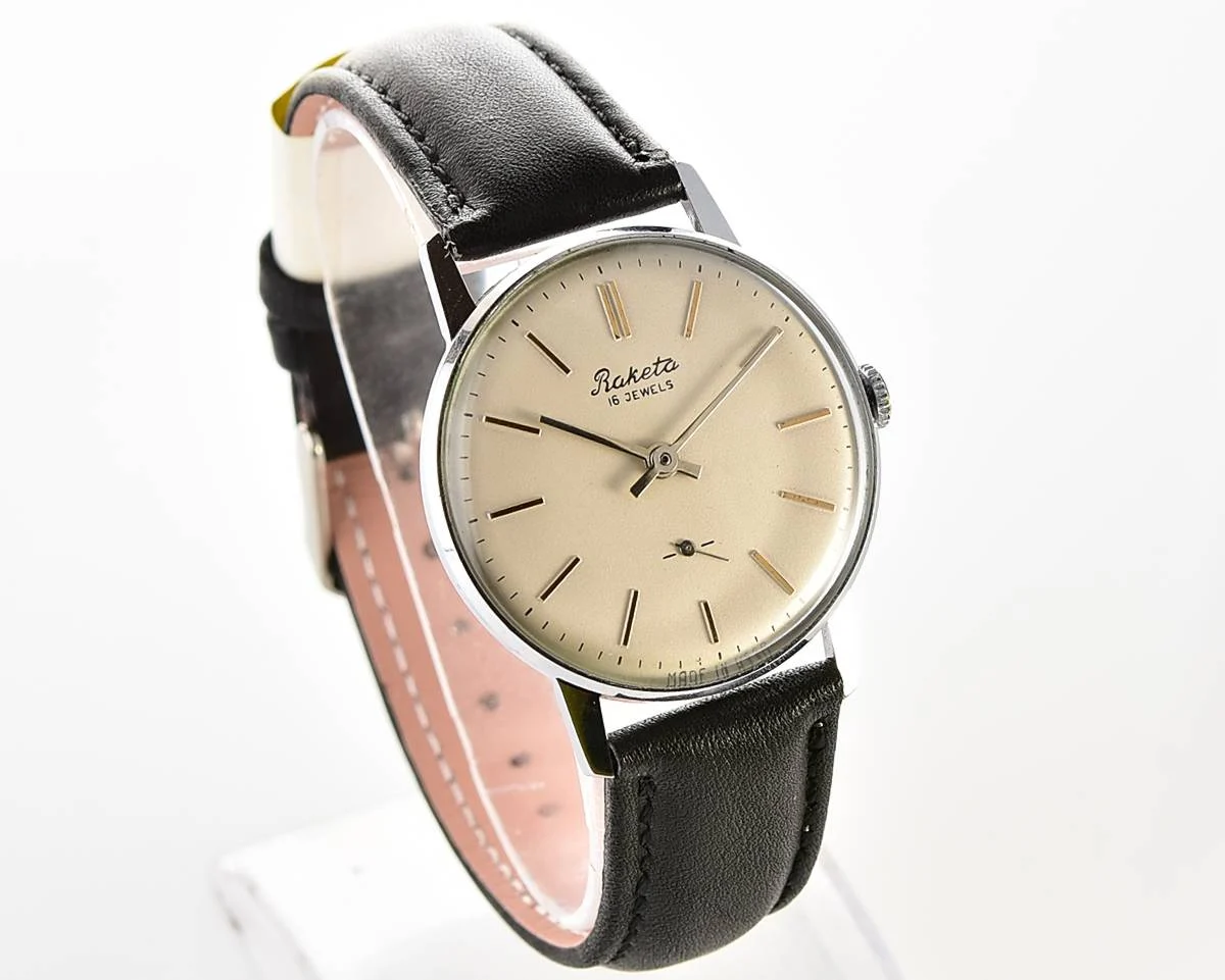 Vintage Soviet Raketa mechanical watch