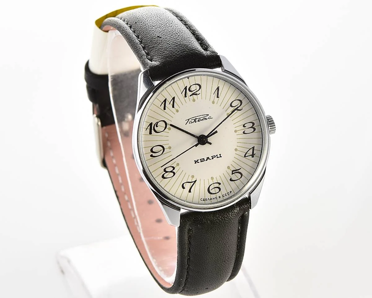 Elegant Raketa Soviet quartz watch