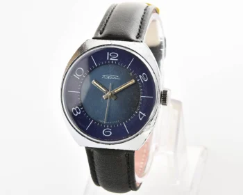 Vintage Raketa Soviet mechanical watch with bi-color dial