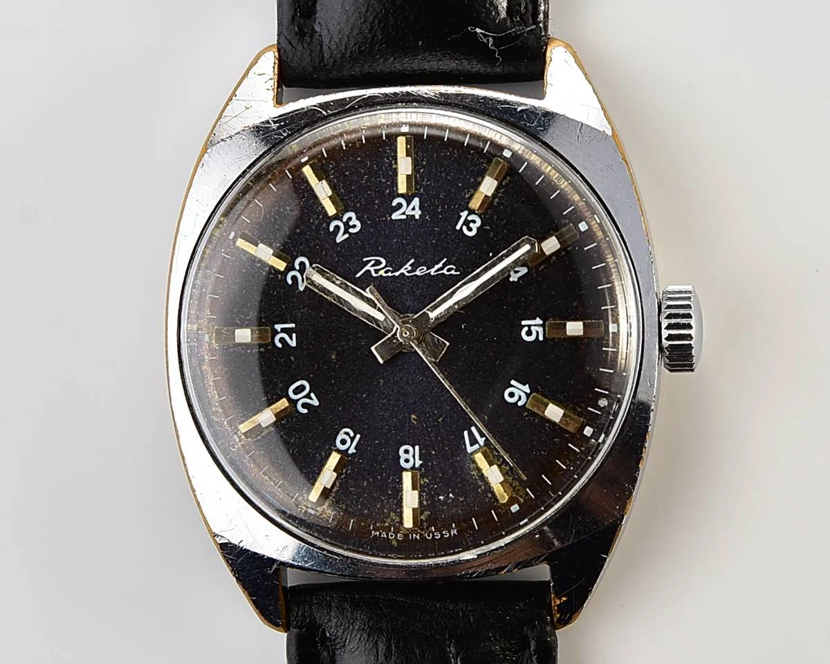 Vintage Soviet Raketa mechanical watch