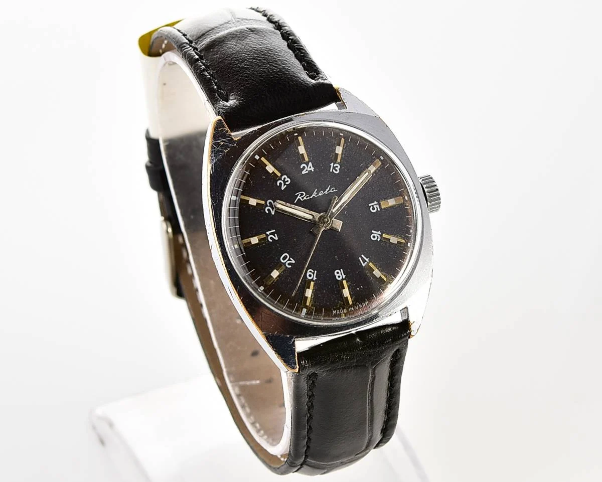Vintage Soviet Raketa mechanical watch