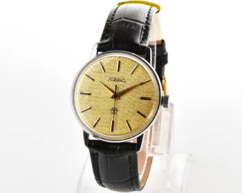 Soviet Raketa vintage mechanical watch with beautiful textured dial