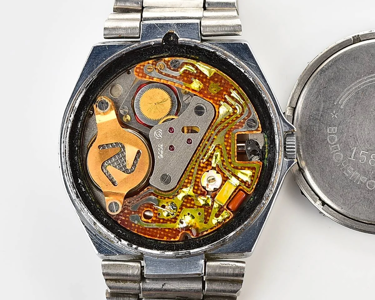 Soviet Slava with quartz movement