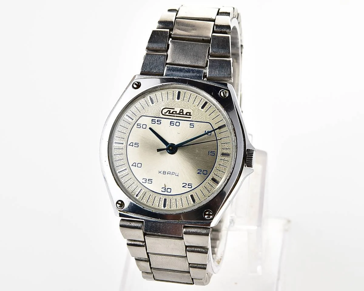 Soviet Slava with quartz movement