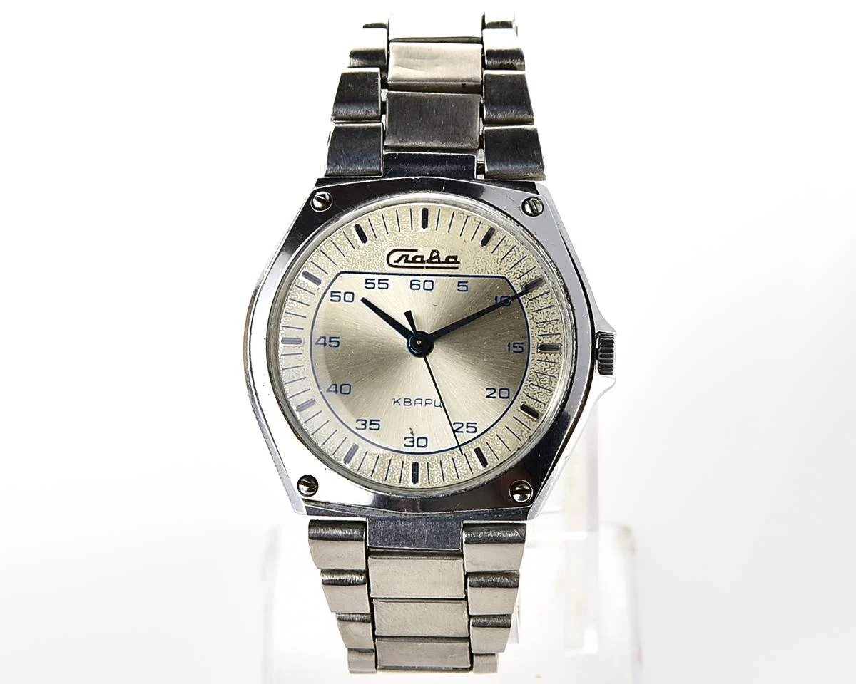 Soviet Slava with quartz movement