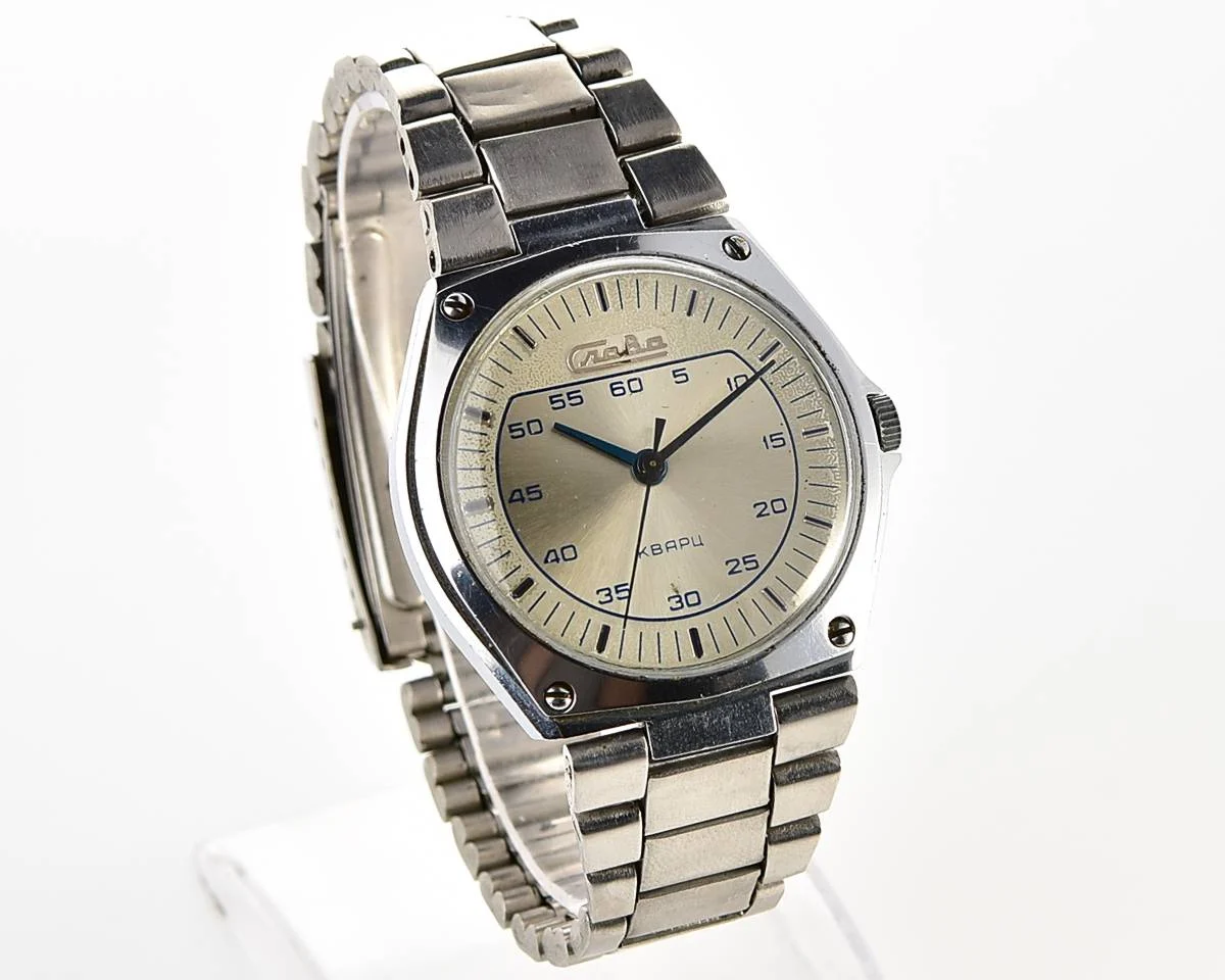Soviet Slava with quartz movement