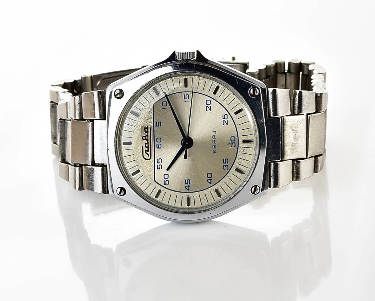 Soviet Slava with quartz movement
