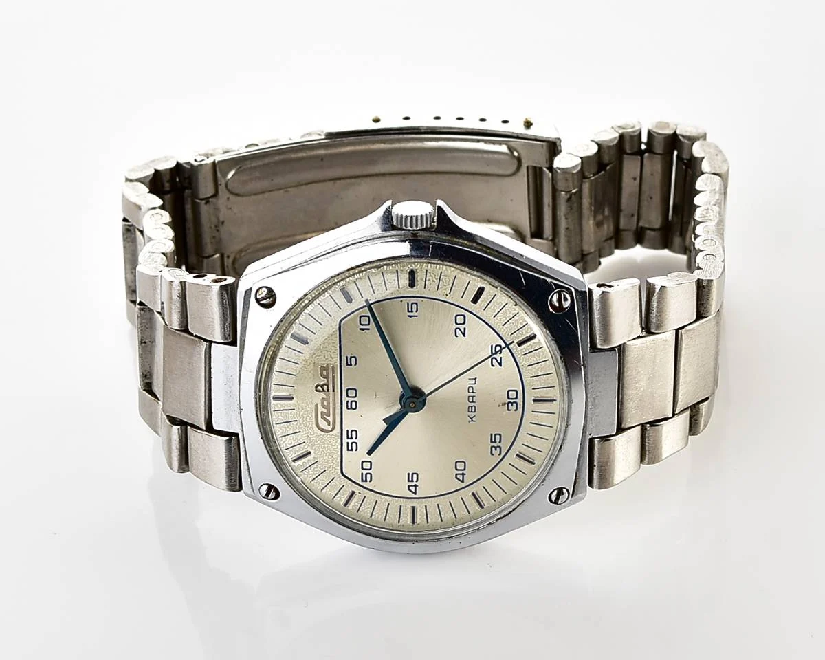 Soviet Slava with quartz movement