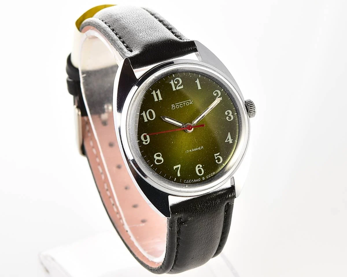 Soviet Vostok mechanical wrist watch