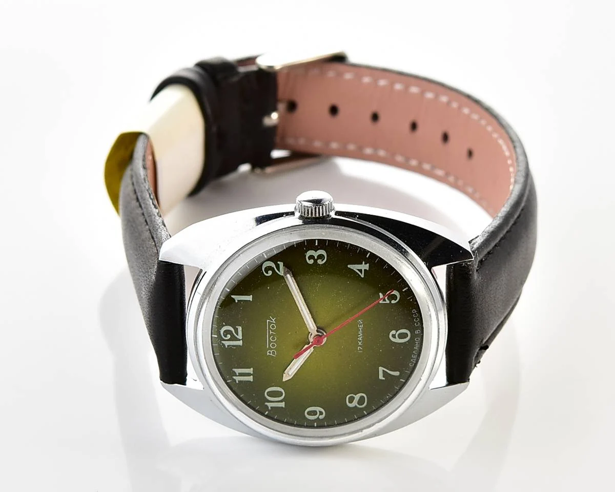 Soviet Vostok mechanical wrist watch