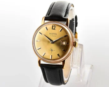 Excellent Soviet Vostok mechanical gold-plated wrist watch