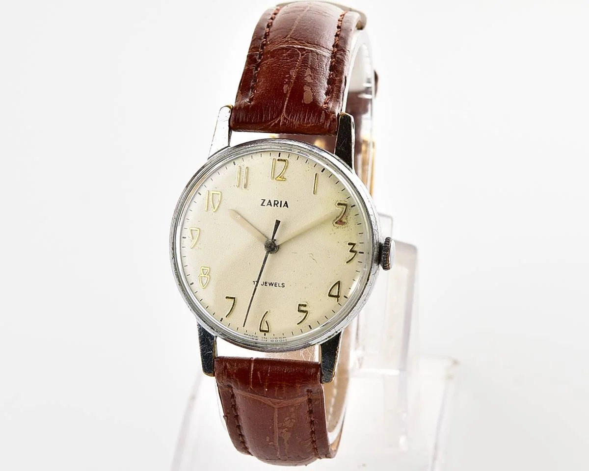 Vintage Soviet mechanical Zaria watch