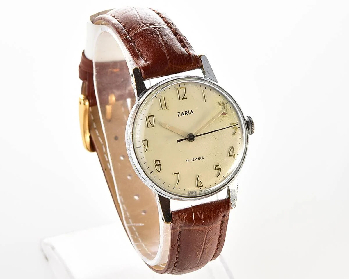 Vintage Soviet mechanical Zaria watch
