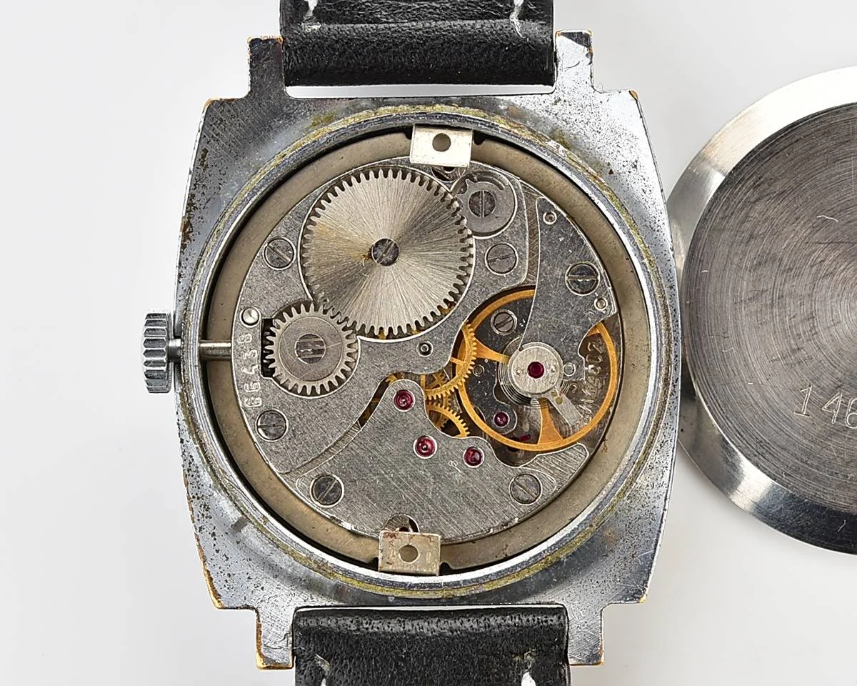 ZiM Soviet mechanical watch with interesting dial