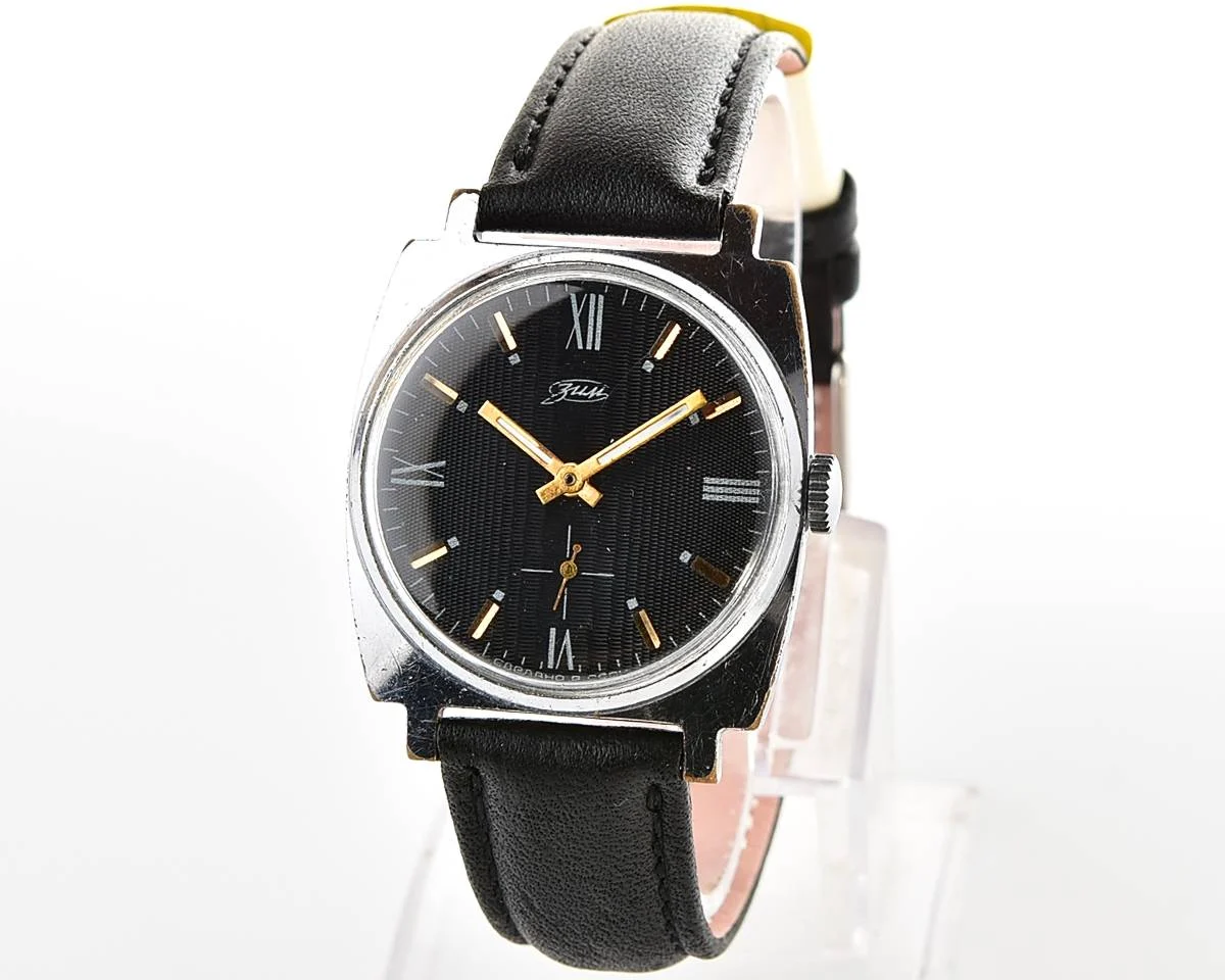 ZiM Soviet mechanical watch with interesting dial