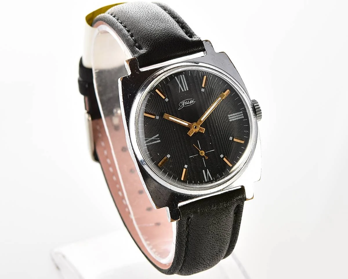 ZiM Soviet mechanical watch with interesting dial