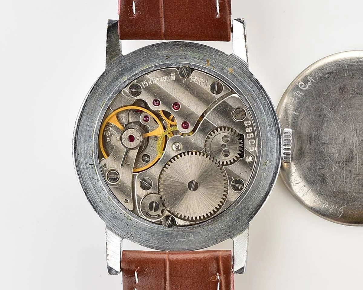 ZiM Soviet mechanical watch with unusual dial