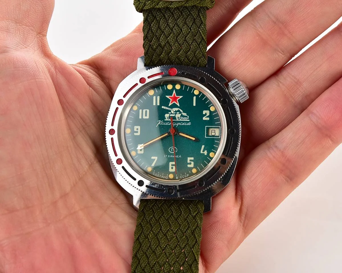 TIME CAPSULE: Vostok Komandirskie Tank mechanical watch – New Old Stock (NOS)!