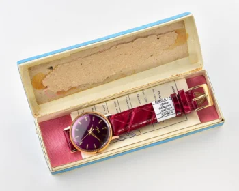TIME CAPSULE: Luch Soviet gold-plated vintage watch - complete with box and passport!