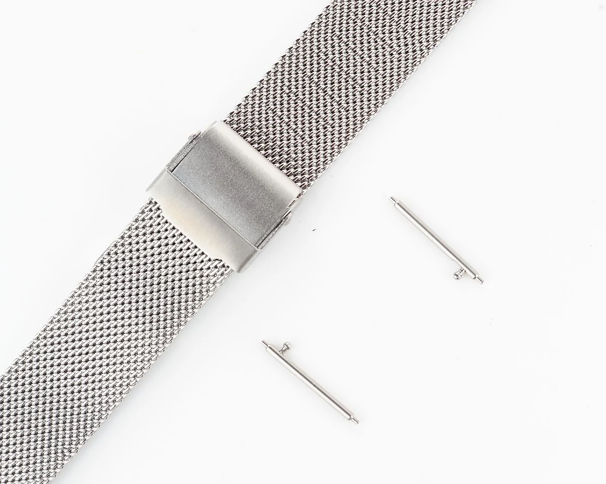 Milanese mesh stainless steel 18mm watch bracelet