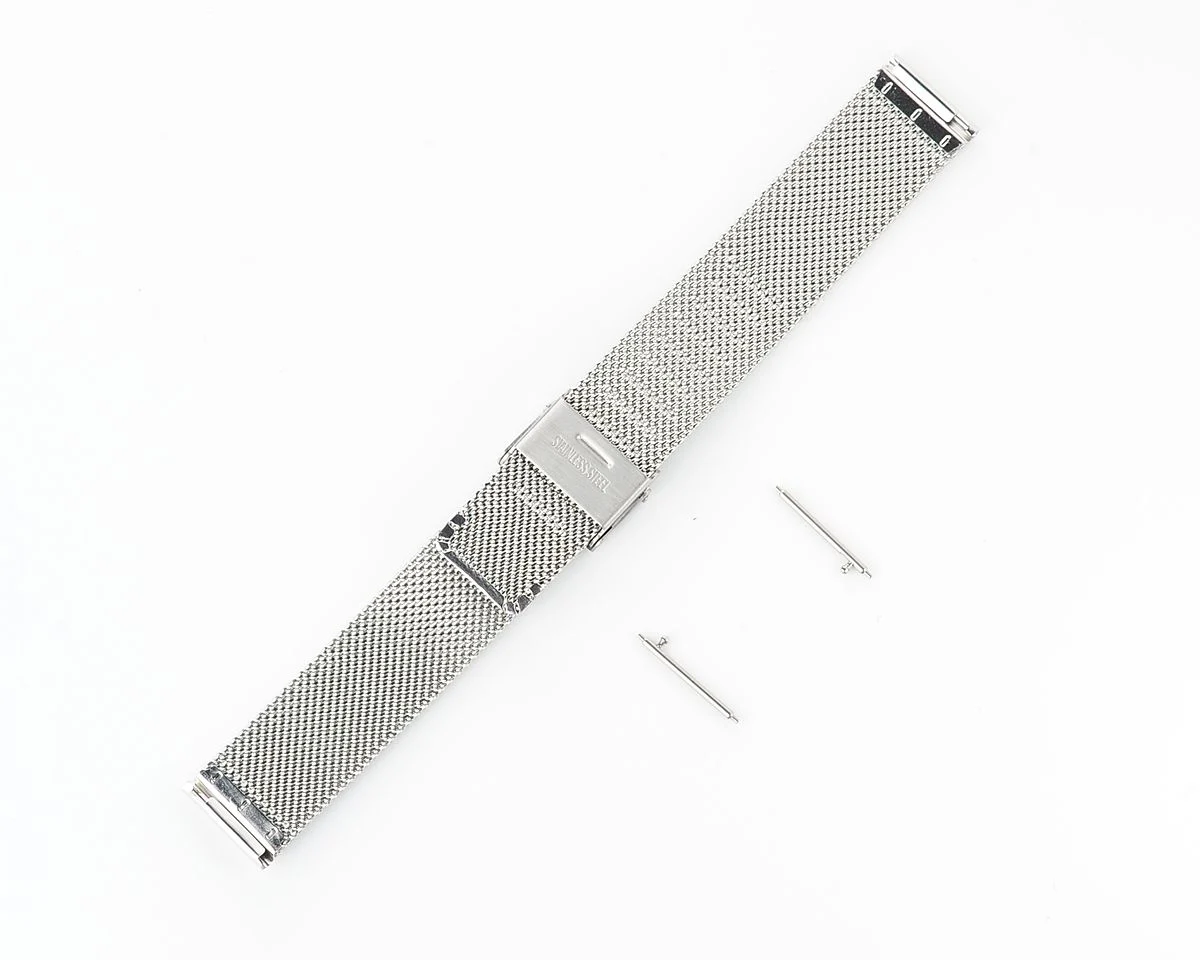 Milanese mesh stainless steel 18mm watch bracelet