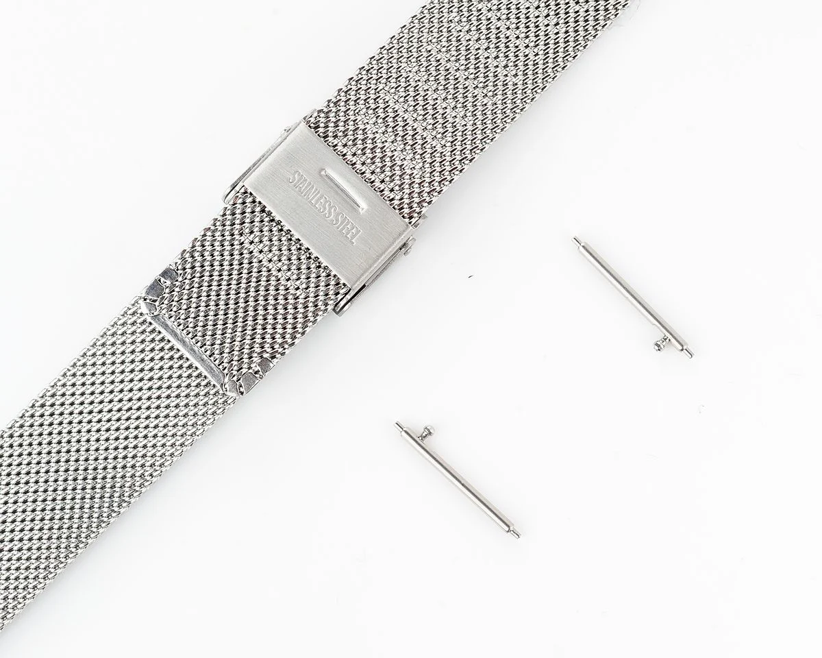 Milanese mesh stainless steel 18mm watch bracelet