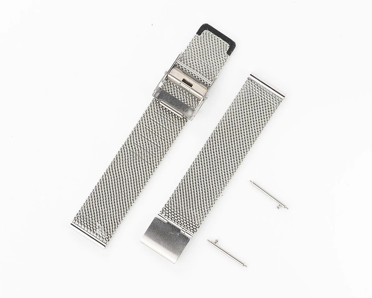 Milanese mesh stainless steel 18mm watch bracelet