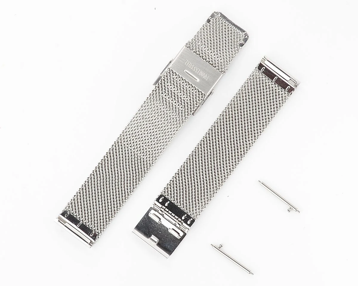 Milanese mesh stainless steel 18mm watch bracelet