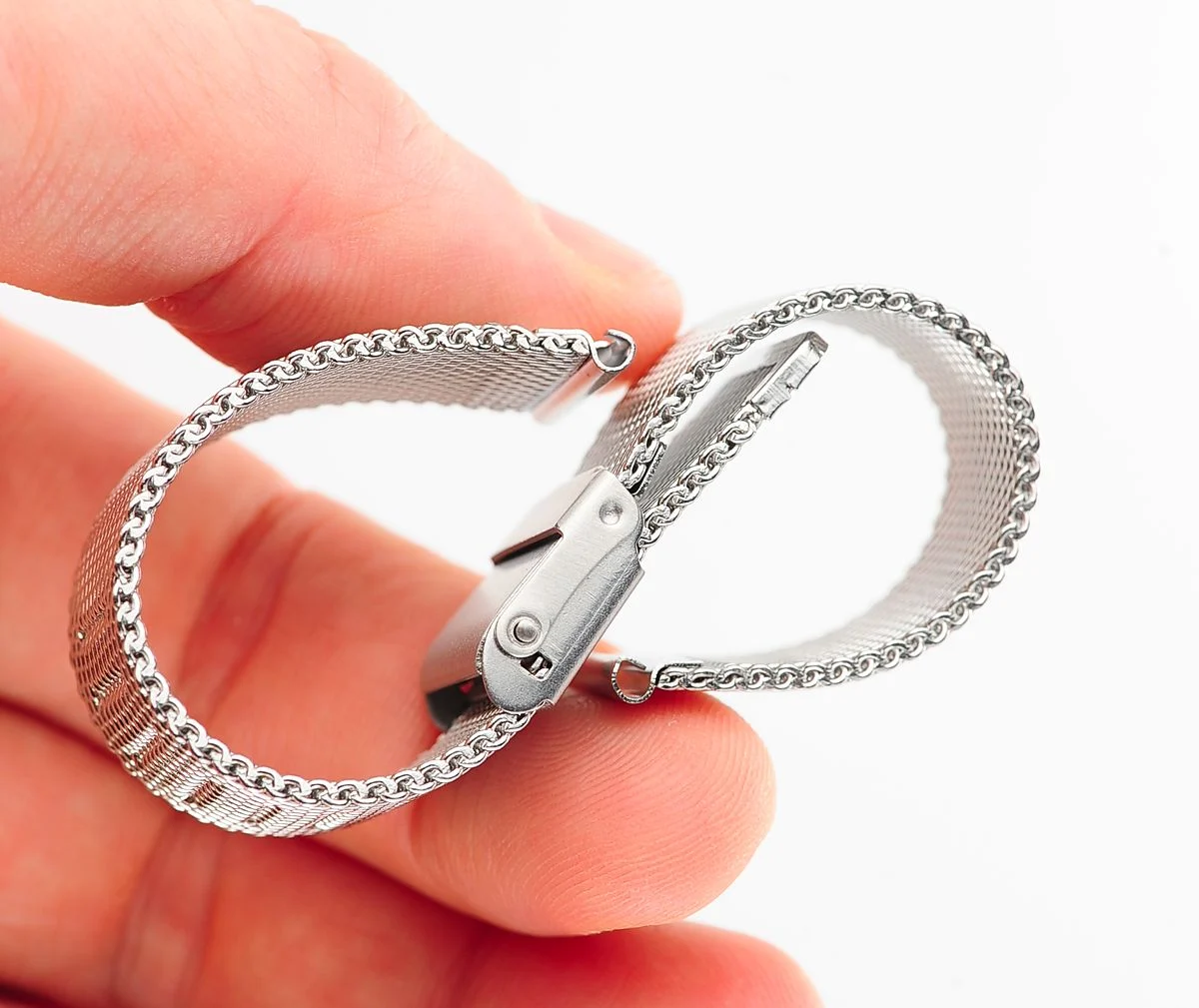 Milanese mesh stainless steel 18mm watch bracelet