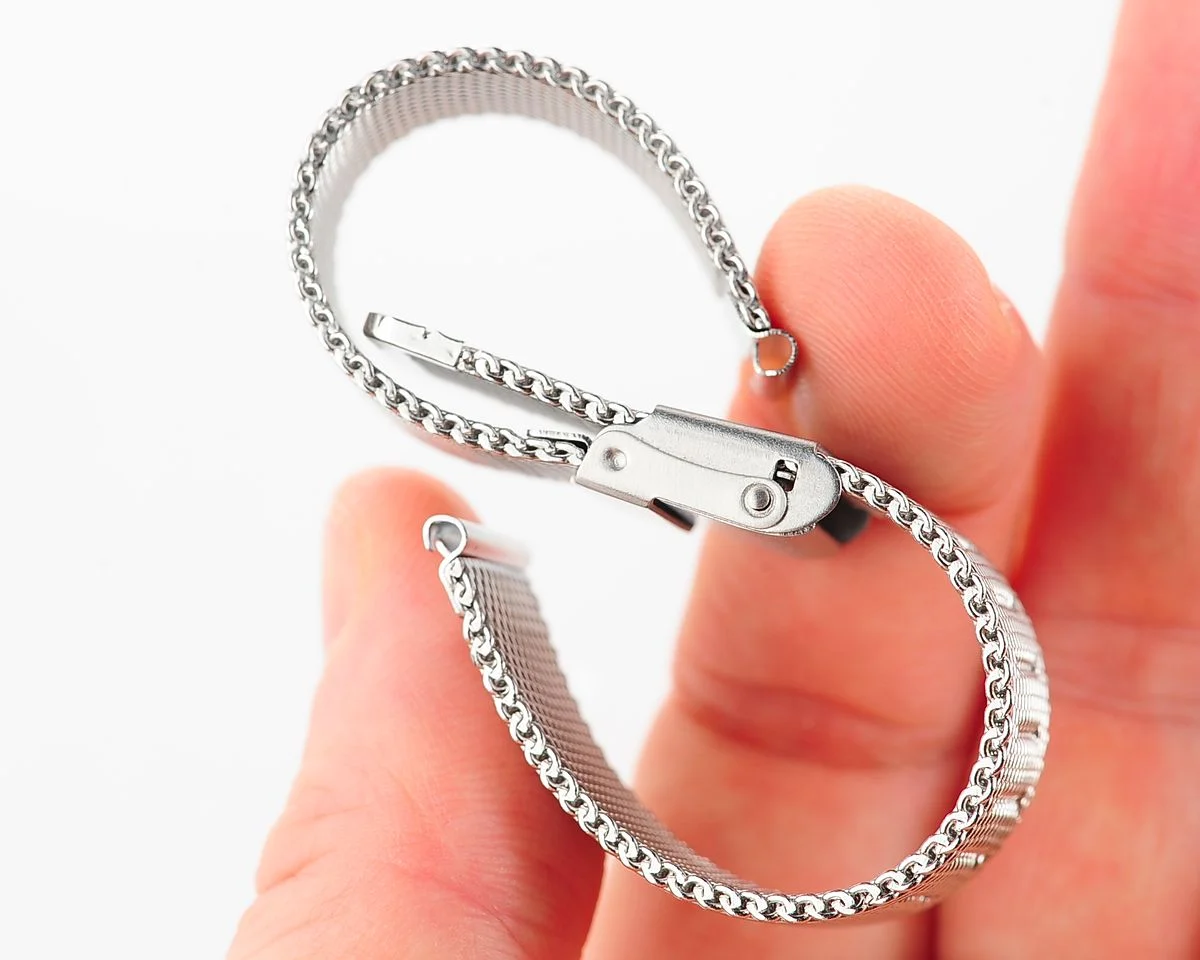 Milanese mesh stainless steel 18mm watch bracelet