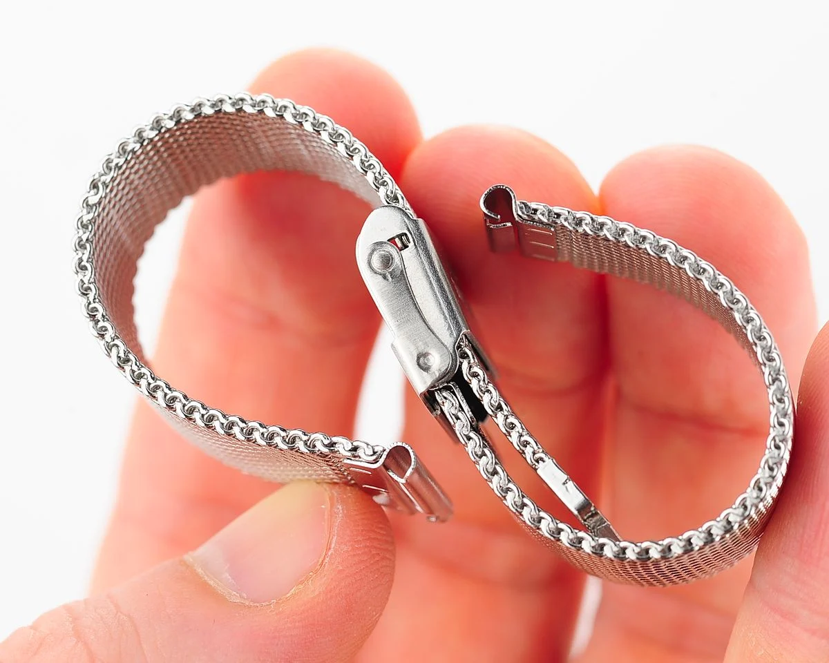 Milanese mesh stainless steel 18mm watch bracelet