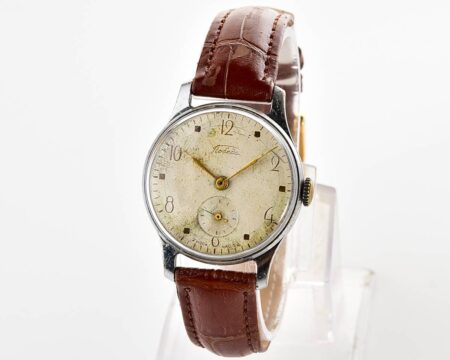 Vintage soviet mechanical POBEDA watch, 2MChZ from 1950s