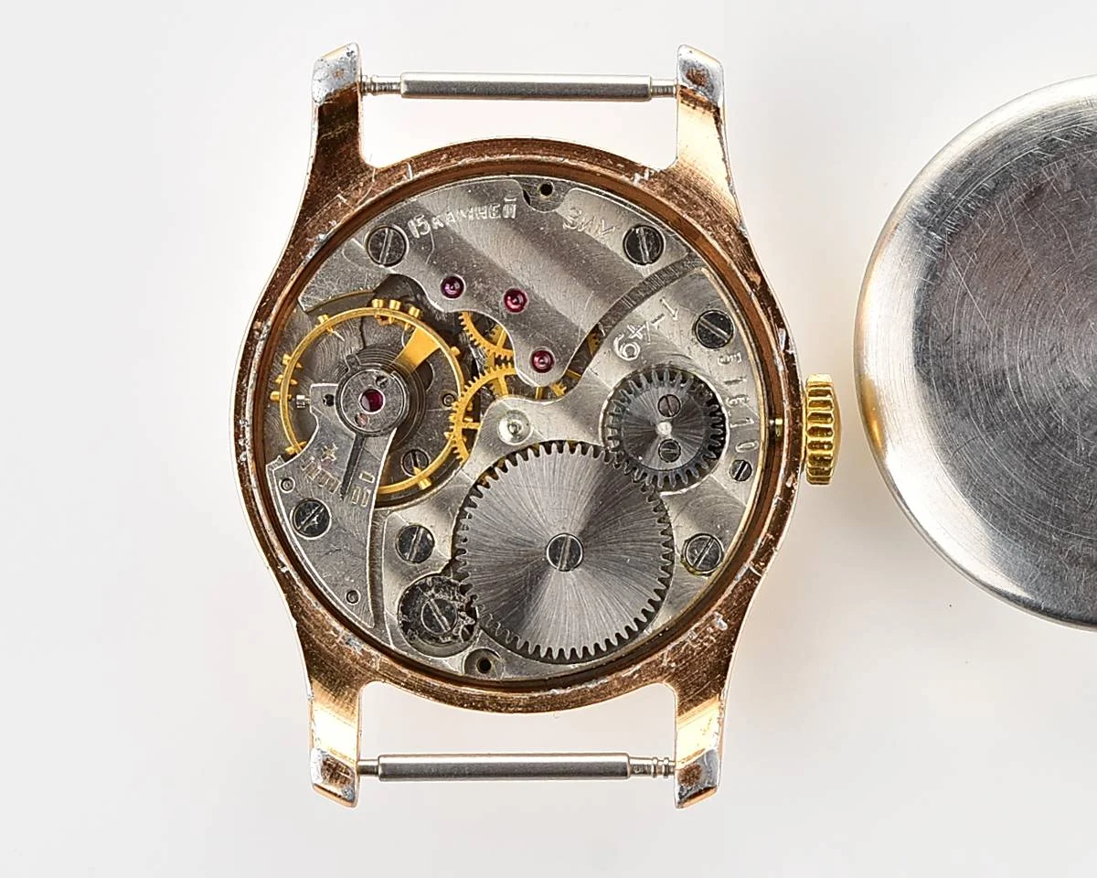 Vintage Pobeda Soviet mechanical wristwatch, 1st quarter of 1949!