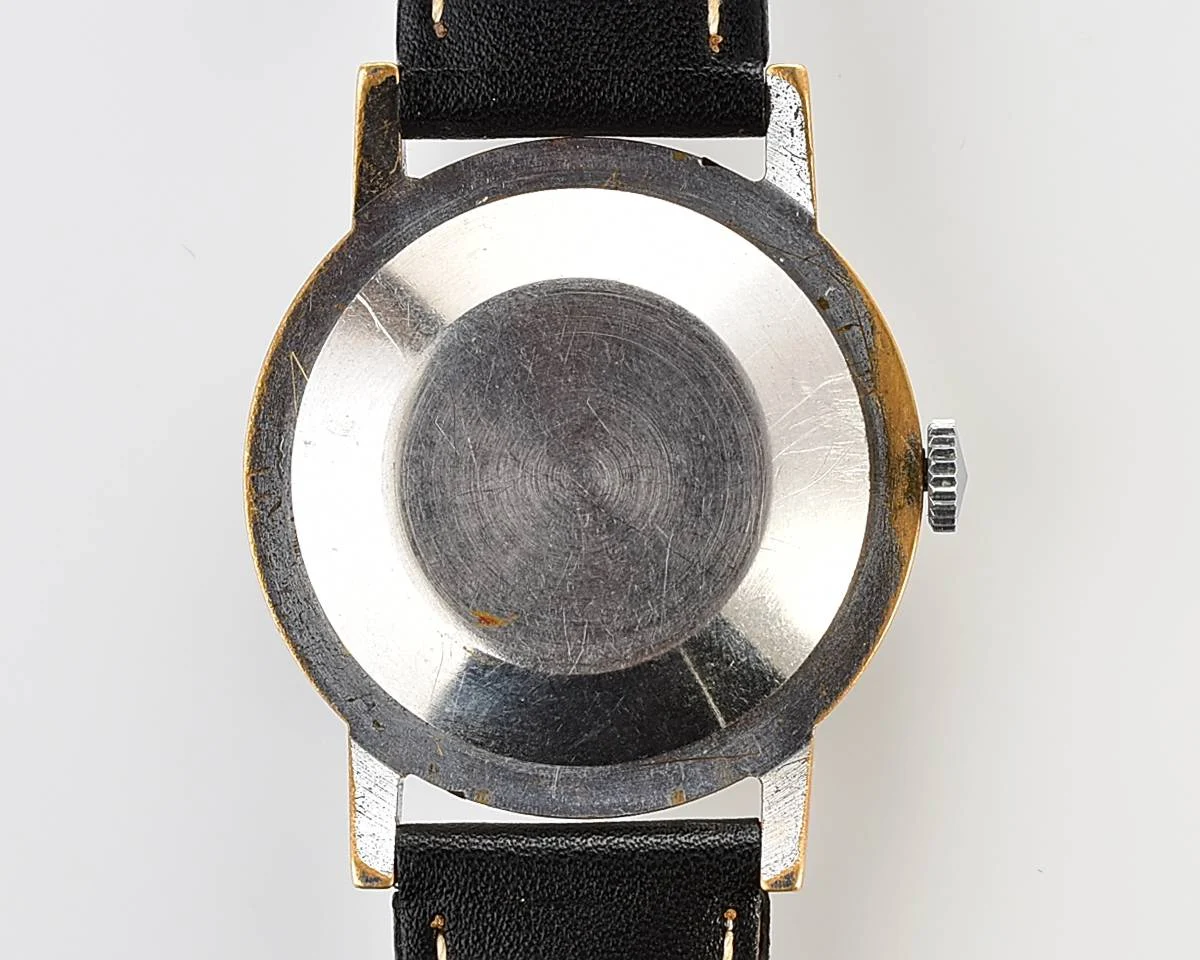 Vintage Soviet mechanical watch Pobeda, ZiM factory – black textured dial