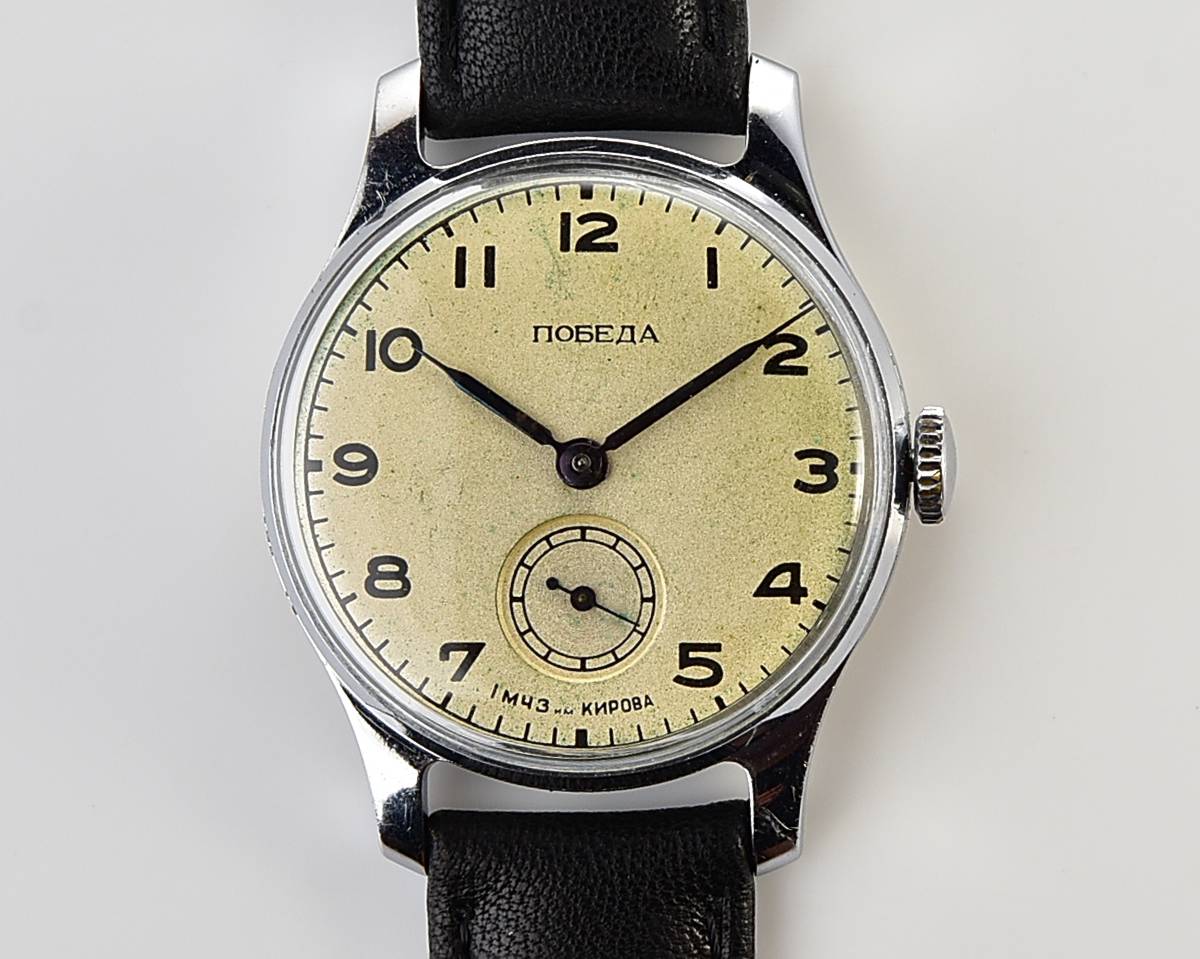 Vintage soviet mechanical POBEDA, 1MChZ, 3rd quarter of 1952!