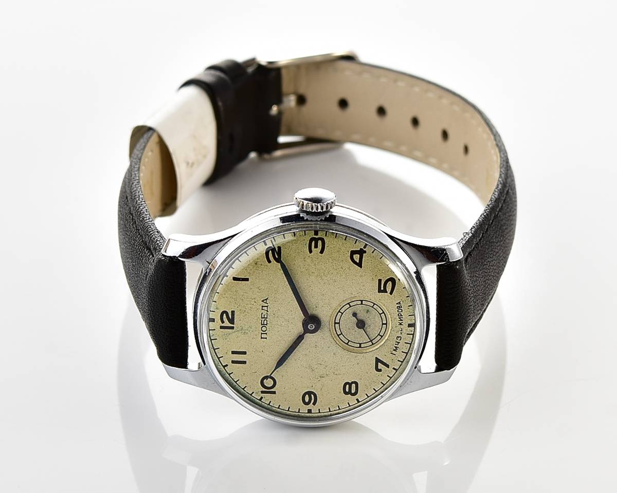 Vintage soviet mechanical POBEDA, 1MChZ, 3rd quarter of 1952!