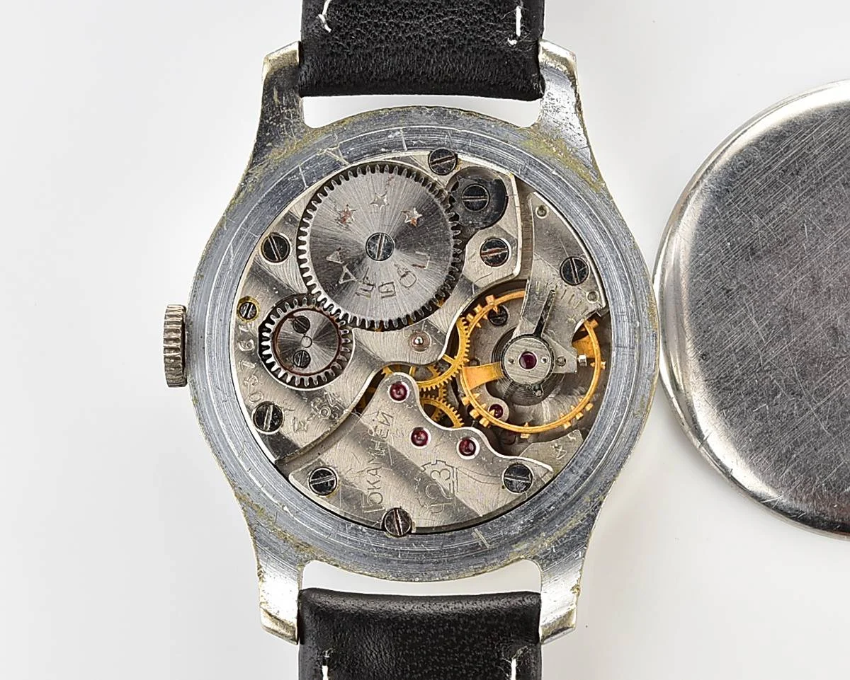 Vintage Soviet mechanical Pobeda watch, 2MChZ from the 4th quarter of 1954
