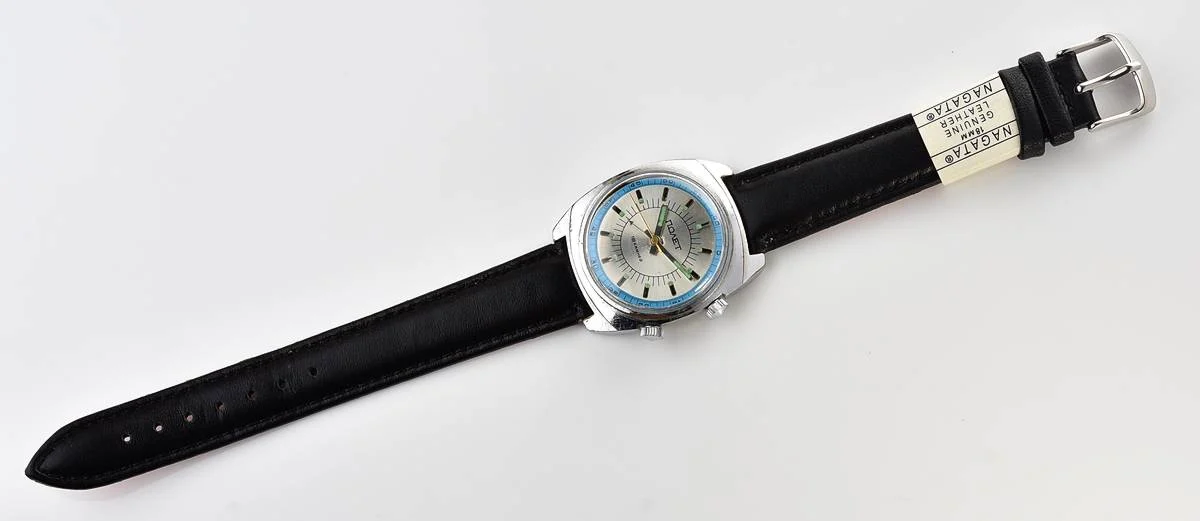 Vintage Soviet Poljot-cricket mechanical watch with alarm function