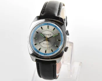 Vintage Soviet Poljot-cricket mechanical watch with alarm function