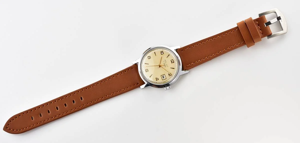 Soviet vintage Poljot mechanical wrist watch