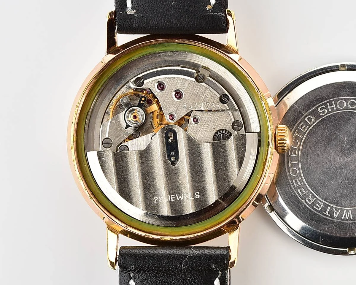 Beautiful automatic vintage gold-plated watch Poljot De Luxe!