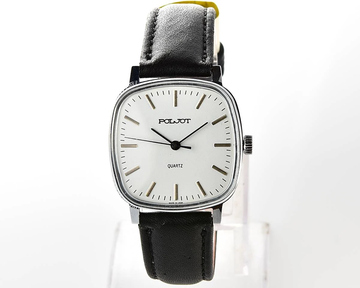 Soviet Poljot watch with quartz movement