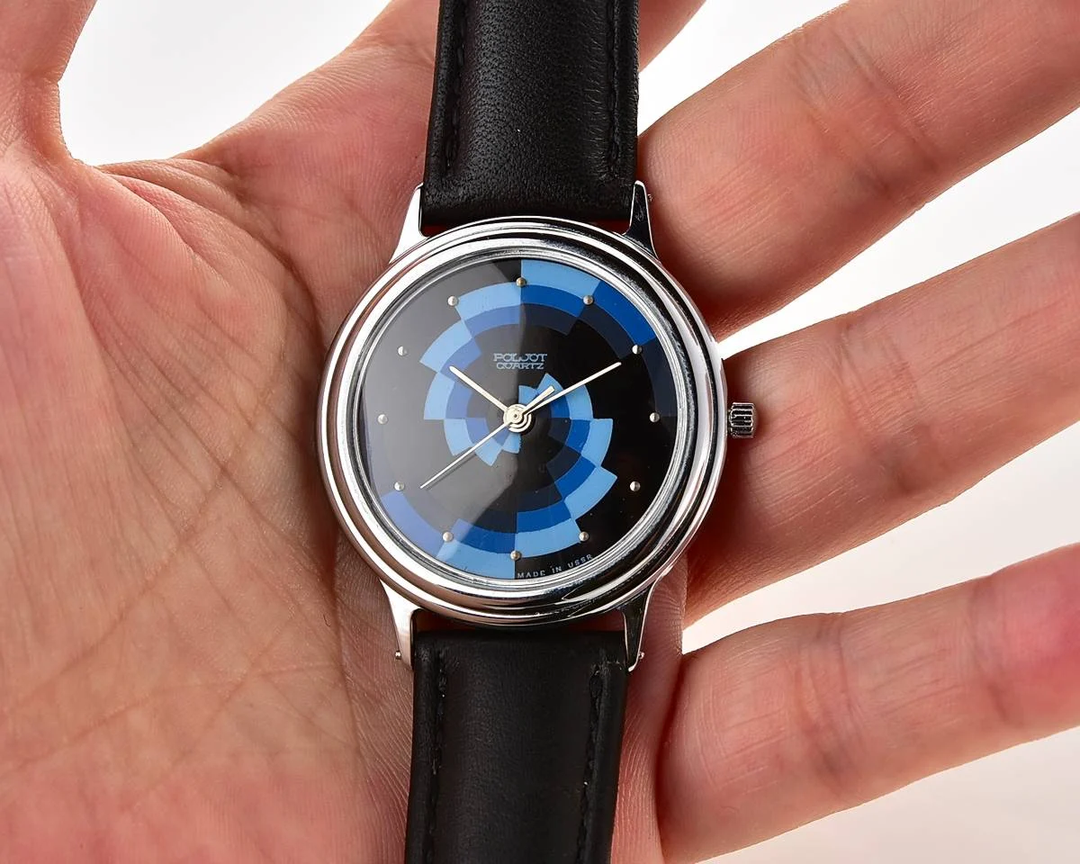 TIME CAPSULE: Soviet Poljot wrist watch with quartz movement – New Old Stock (NOS)!