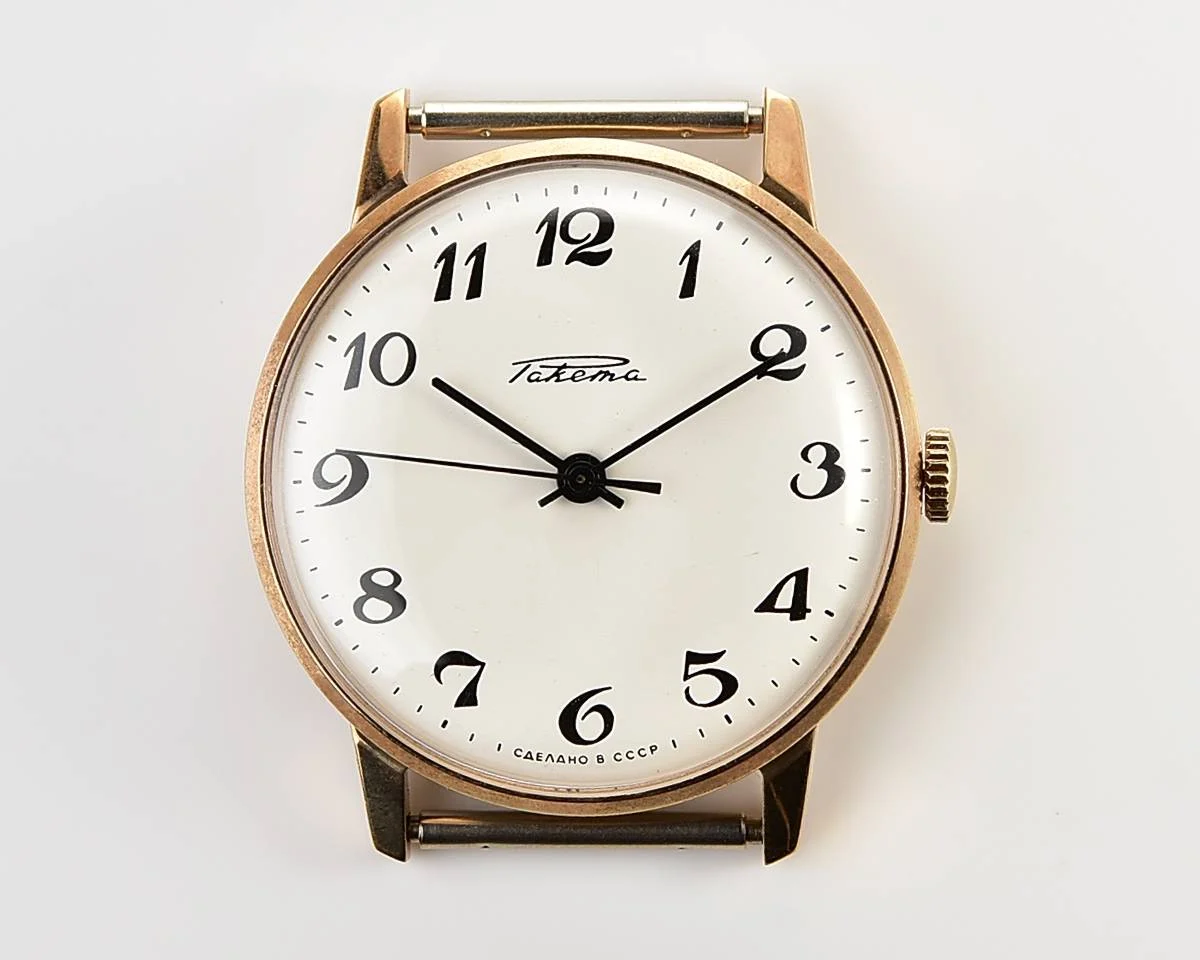 TIME CAPSULE: Vintage gold-plated Soviet Raketa watch, New Old Stock (NOS)!