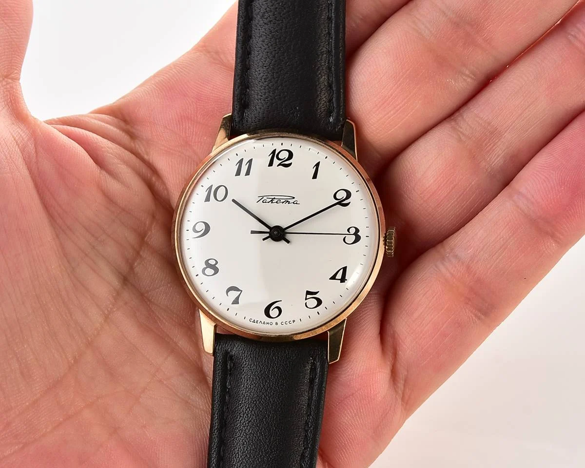 TIME CAPSULE: Vintage gold-plated Soviet Raketa watch, New Old Stock (NOS)!