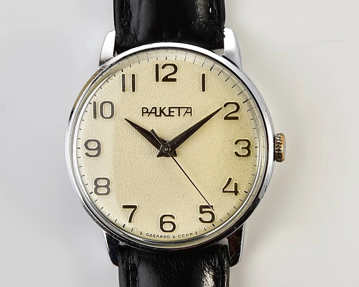 Soviet Raketa vintage mechanical watch