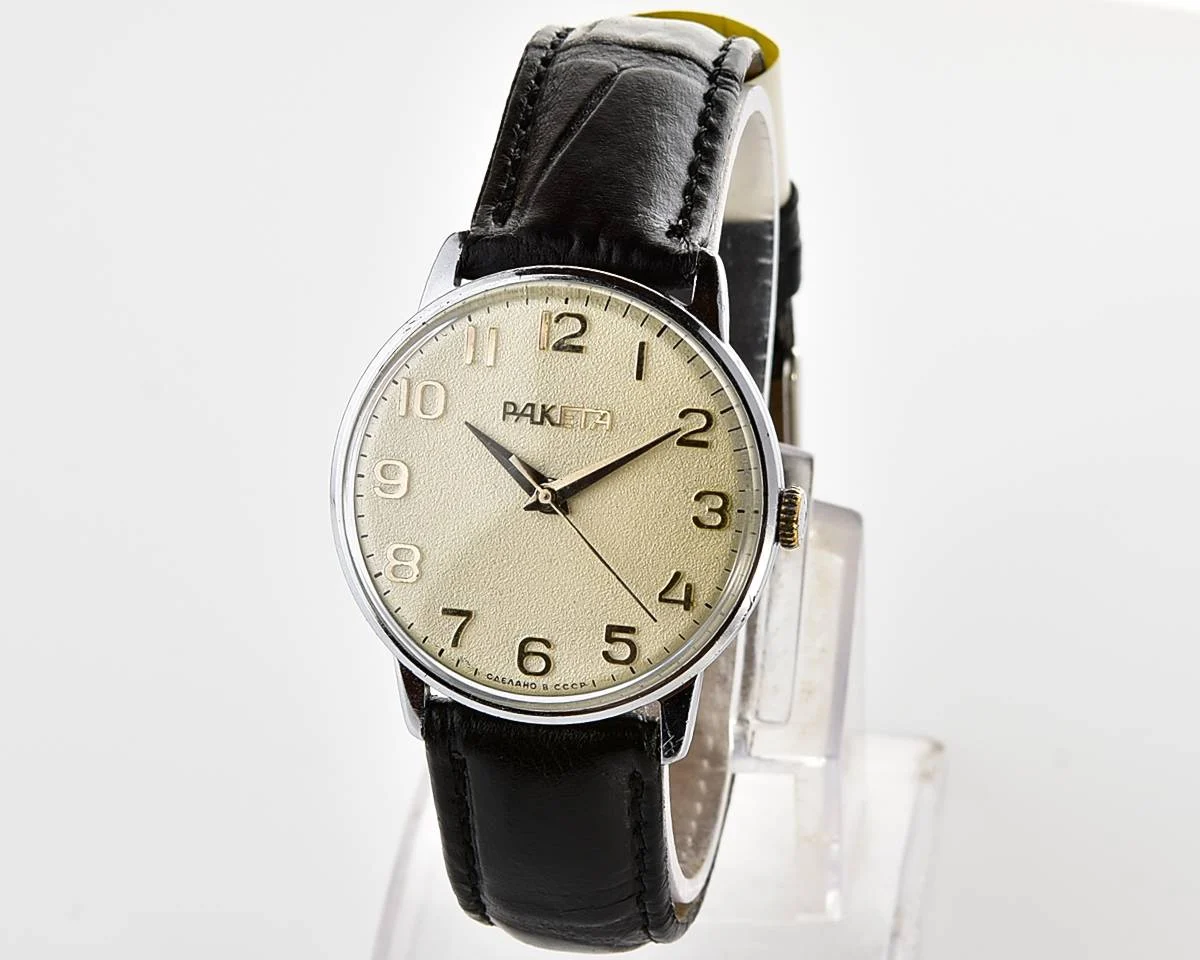 Soviet Raketa vintage mechanical watch