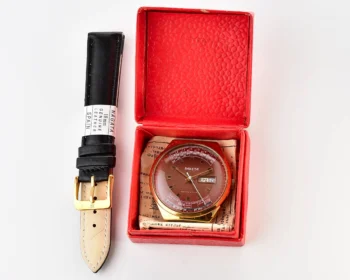 TIME CAPSULE: Vintage Soviet Raketa gold-plated perpetual calendar watch - New Old Stock (NOS)!