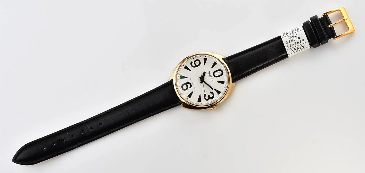 Soviet mechanical gold-plated watch Raketa "big zero"