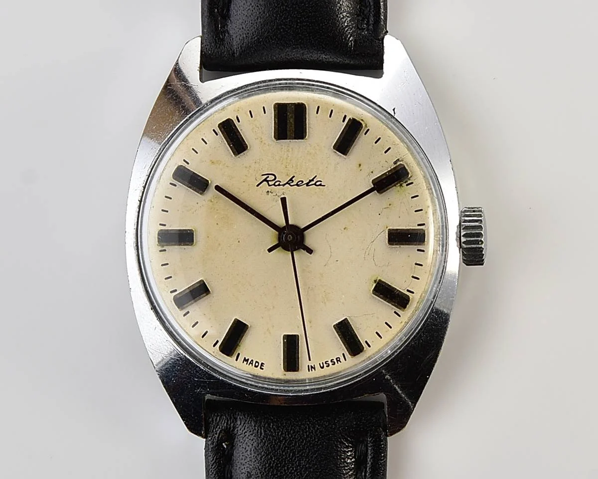 Soviet Raketa vintage mechanical watch